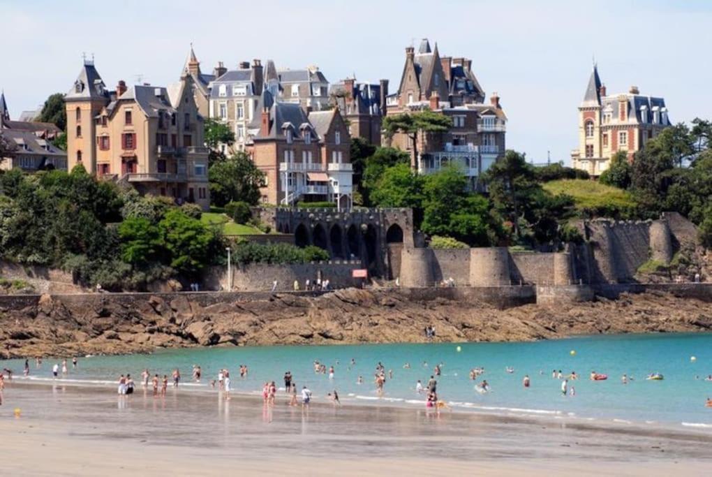 Sunshine - Appartement 2Pers - Terrasse Vue Mer - Dinard Kültér fotó